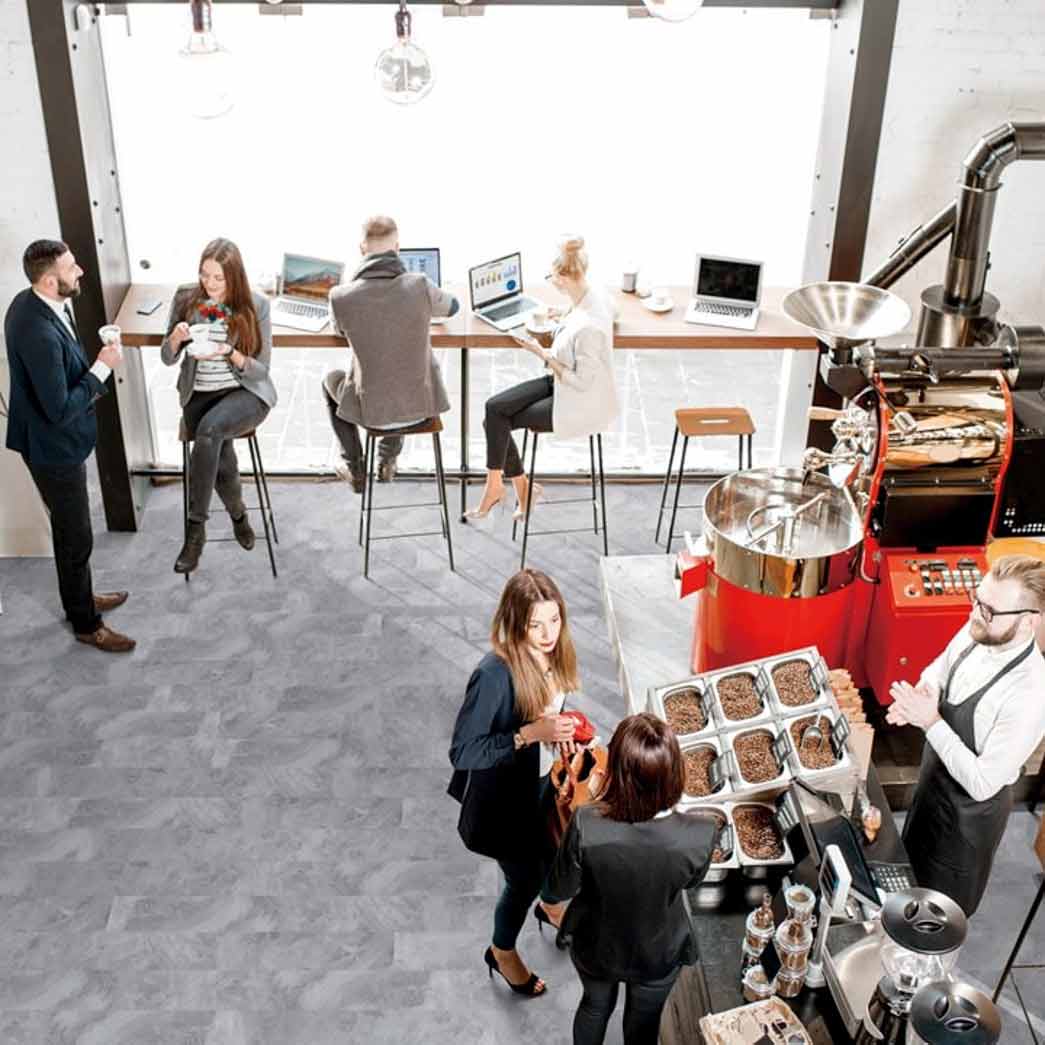 Adore Glue Down Luxury Vinyl Plank Naturelle Plus 7x48 Access NAT-731 room