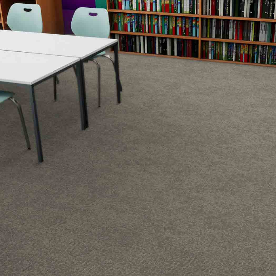 Aladdin Commercial Carpet Tile Gentle Waters 2B225 Snow Melt 927 room
