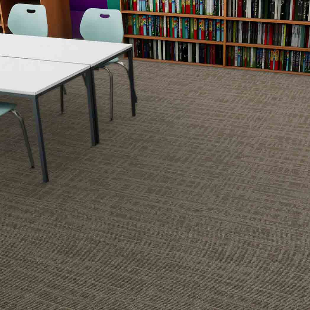 Aladdin Commercial Carpet Tile Grounded Earth 2B226 Base Flow 858 room