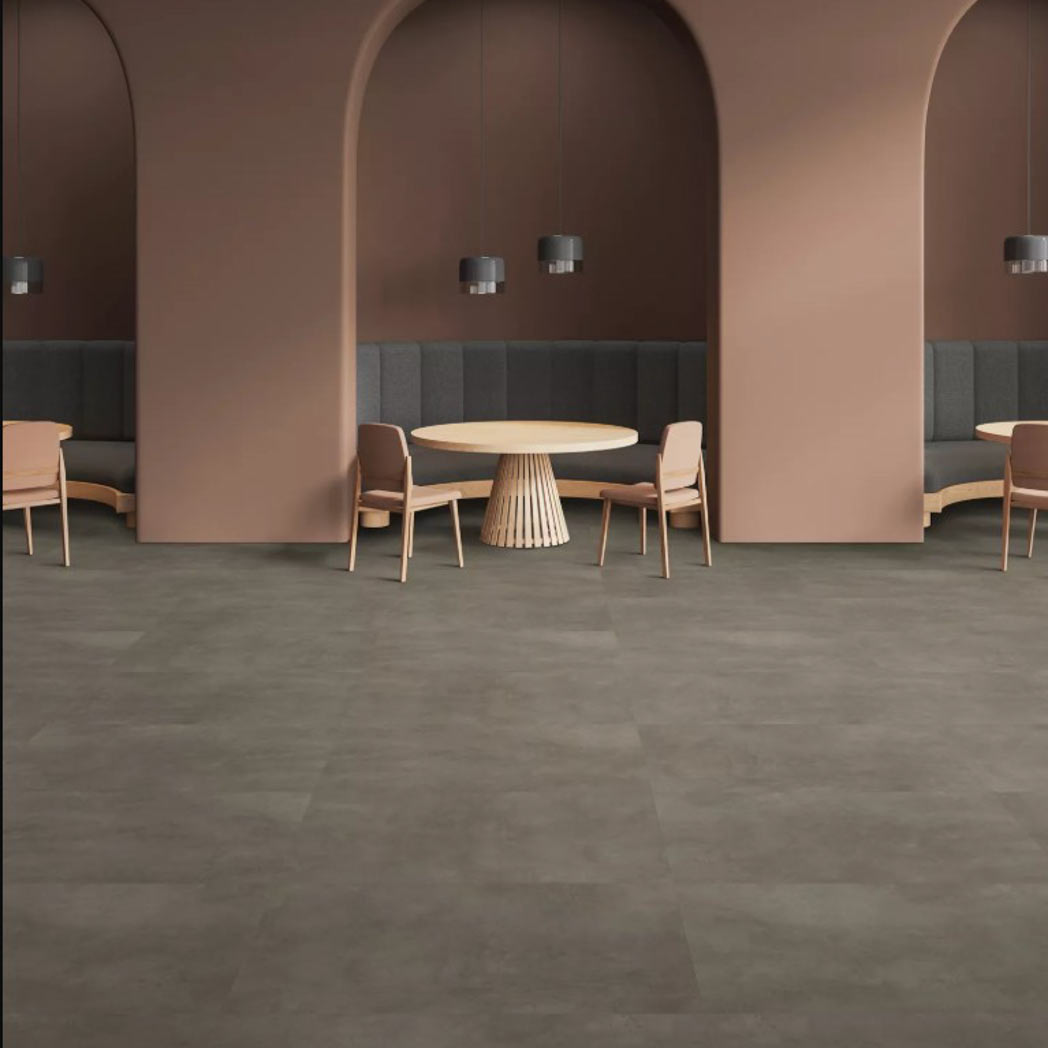 Aladdin Commercial Loose Lay LVT Bentwood Tile 5.0 AH131 Clay 832 room