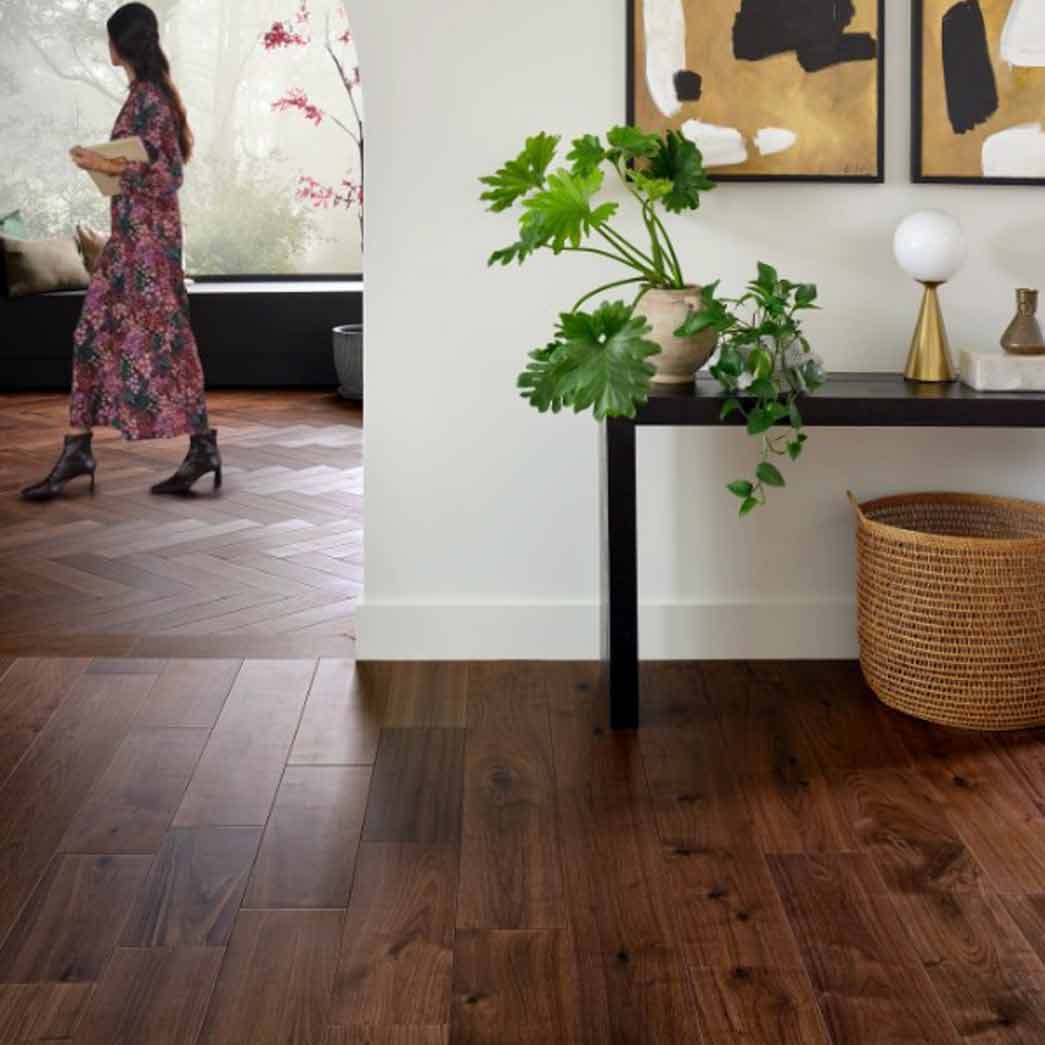 Anderson Hardwood Engineered Revival Walnut AA832 Rye 17043 room