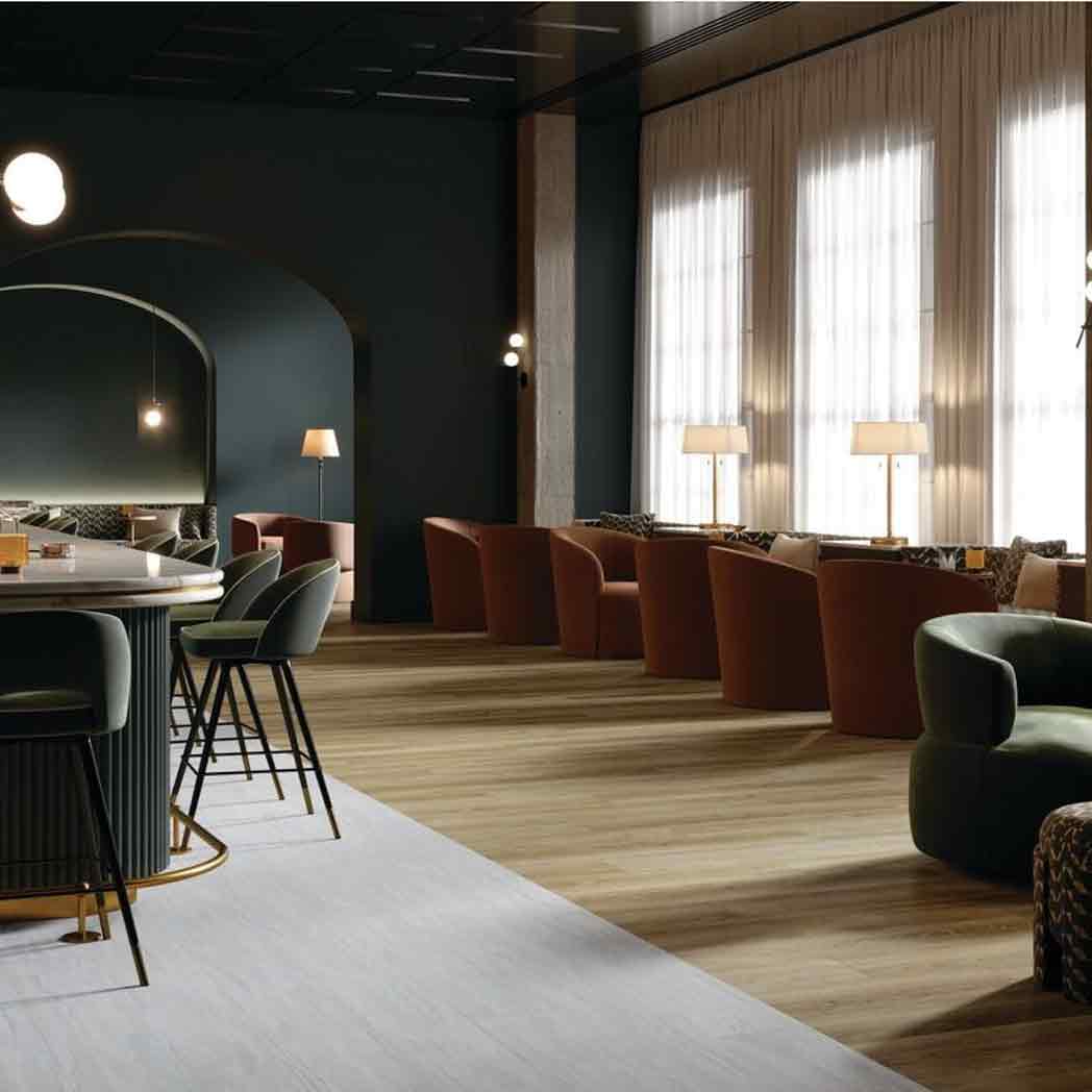 Armstrong Flooring LVT Conjunction Pearl L7528 room