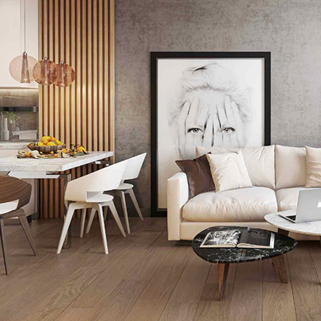 Azalea Lane Engineered Hardwood Camden Collection Flaxen VCCO412 room