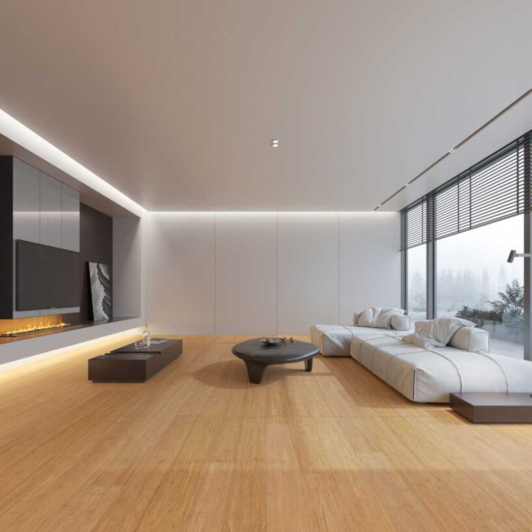 BHW Floors Engineered Hardwood Anji Champagne BAM55885 room