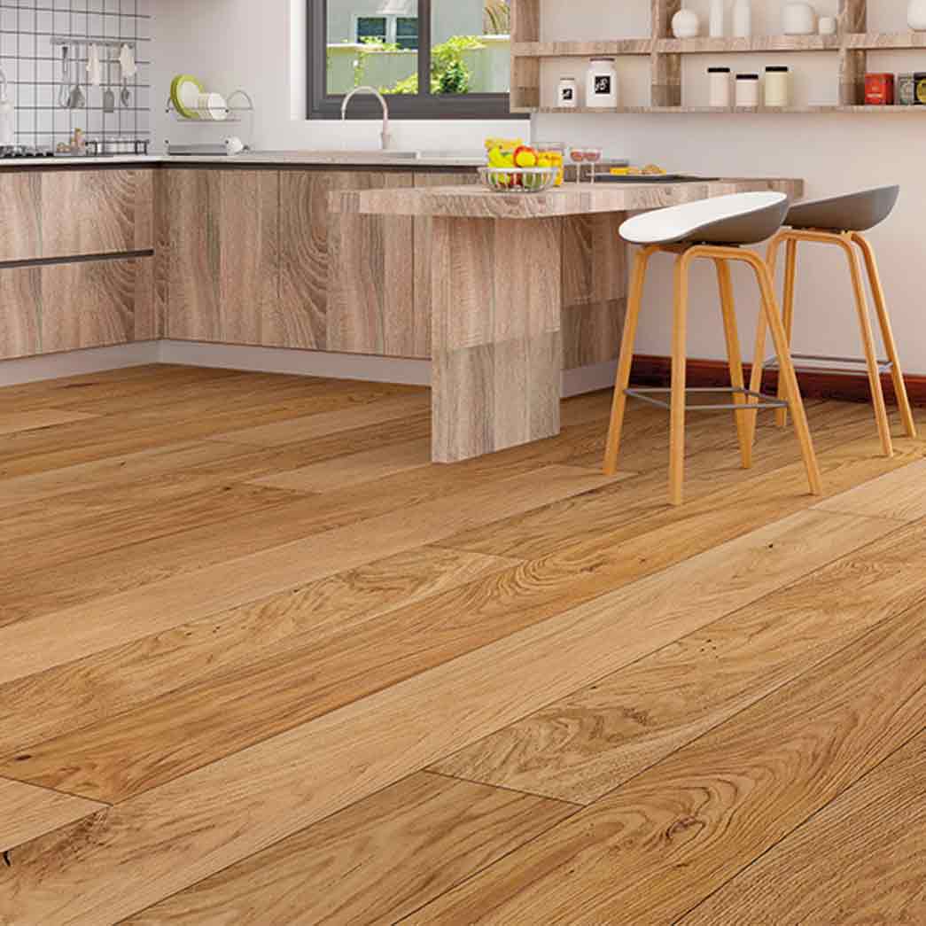 BHW Floors Engineered Hardwood SPC Core Harmony Brushed Aidan BAM55910 room