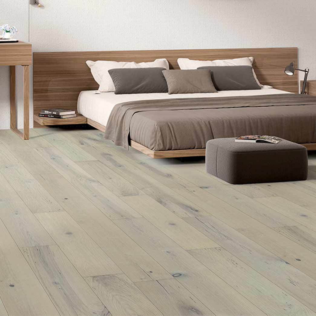BHW Floors Engineered Hardwood Valor Smooth Maple Flora BAM55706 room