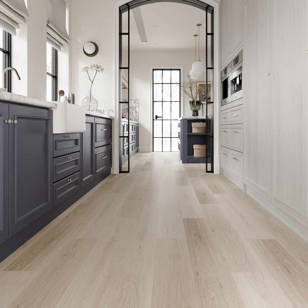 BHW Floors Glue Down Luxury Vinyl Plank Park Glacier BAM71023 room