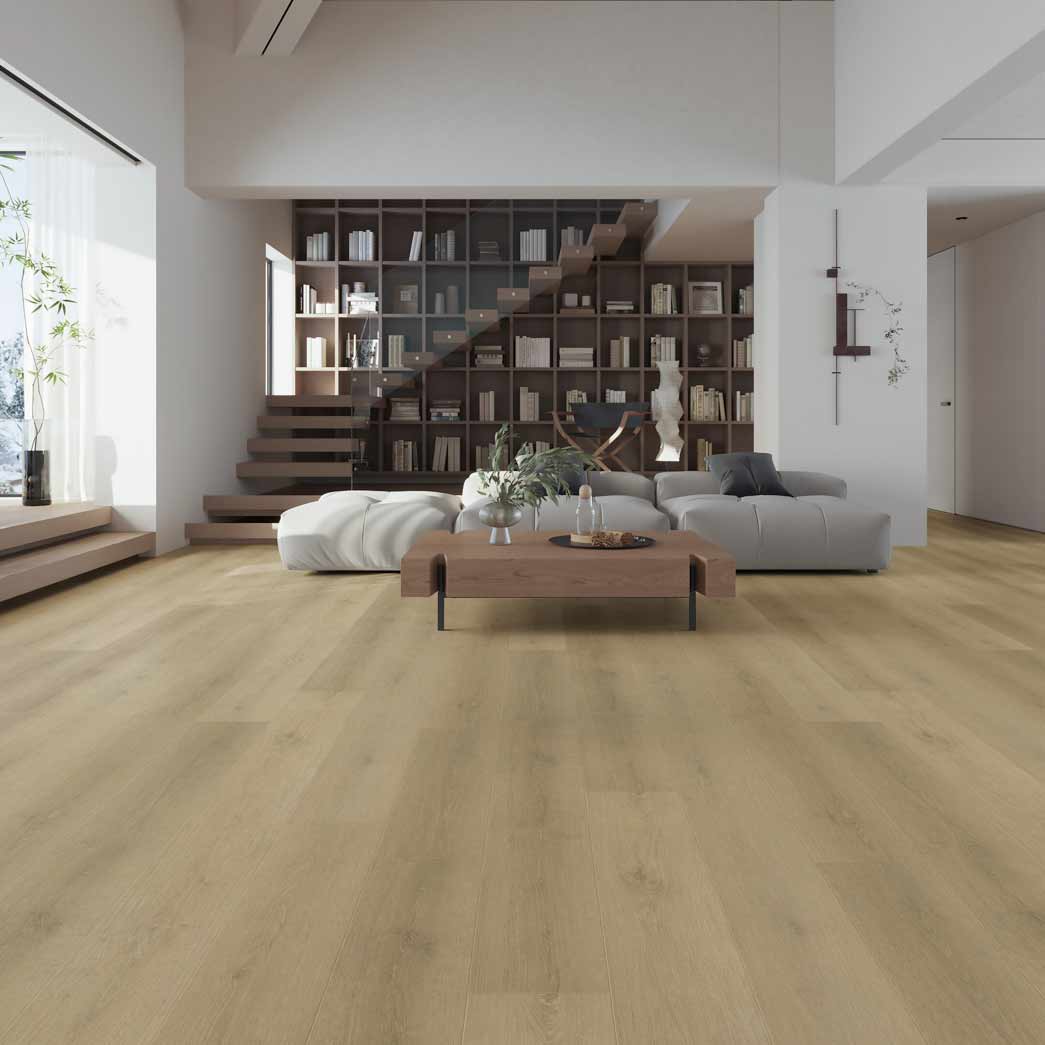 BHW Floors Glue Down Luxury Vinyl Plank River Rhine BAM71015 room
