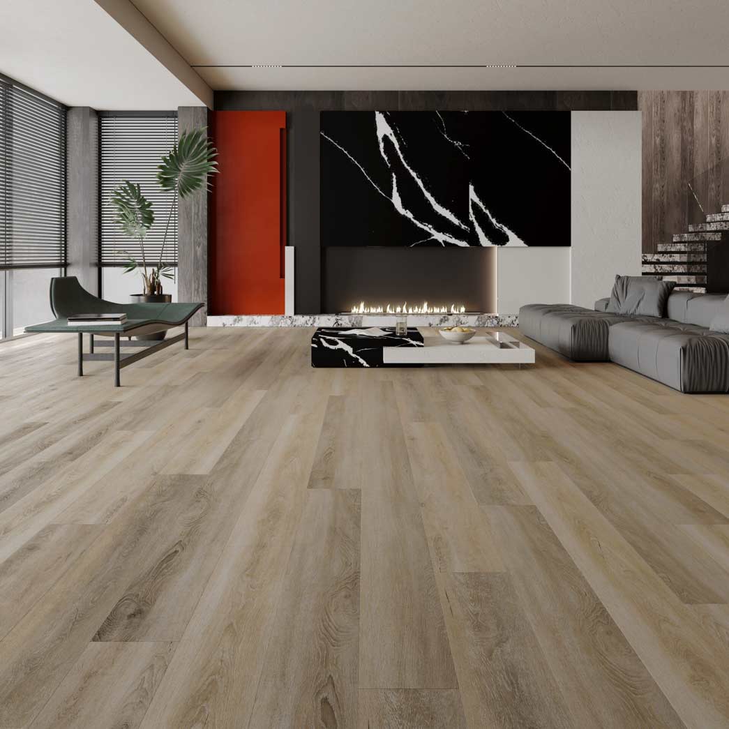 BHW Floors SPC Luxury Vinyl Plank Cayman Colliers BAM55800 room