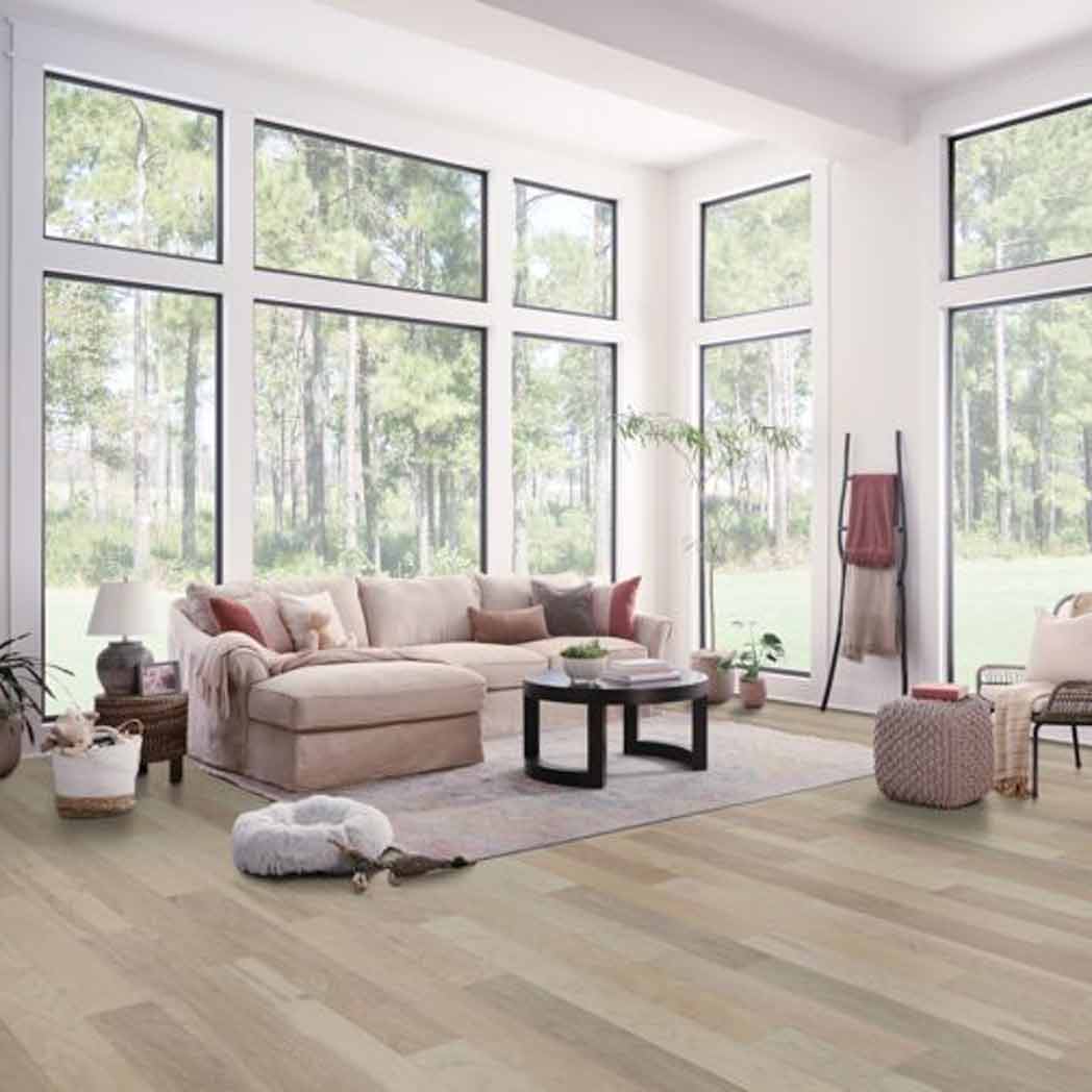 Bruce Engineered Hardwood White Oak Dogwood Pro Driftscape BRDG63EB64W room