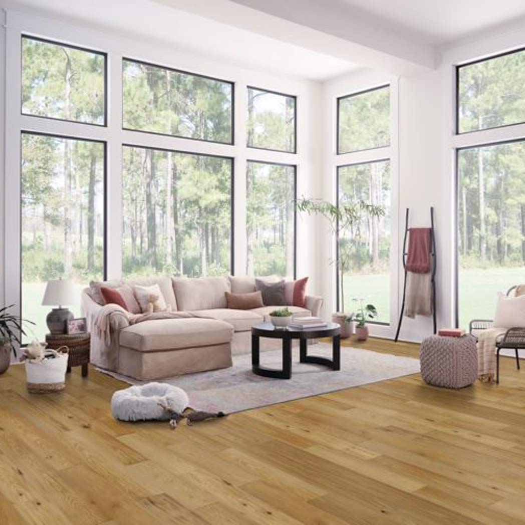 Bruce Engineered Hardwood White Oak Dogwood Pro Native Natural BRDG63EP94W room