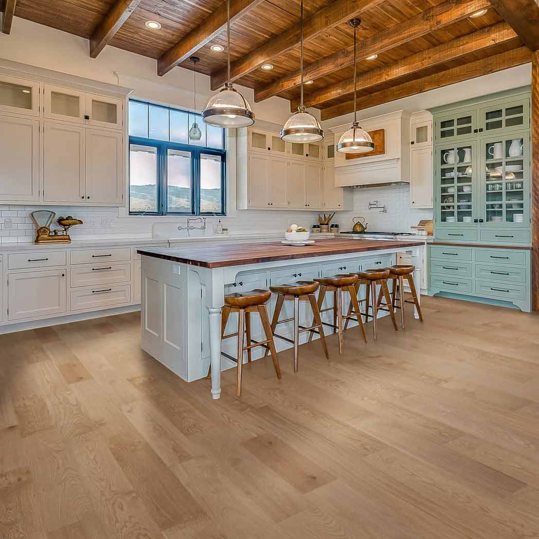 Cali Floors Engineered Hardwood Barrel Collection Pacific Crush room