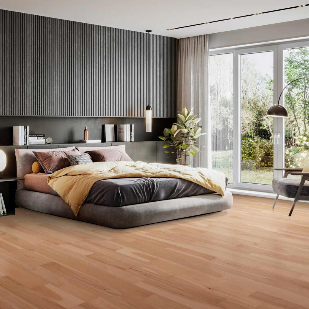 Cali Floors Engineered Hardwood Varietals Collection Natural Hickory room