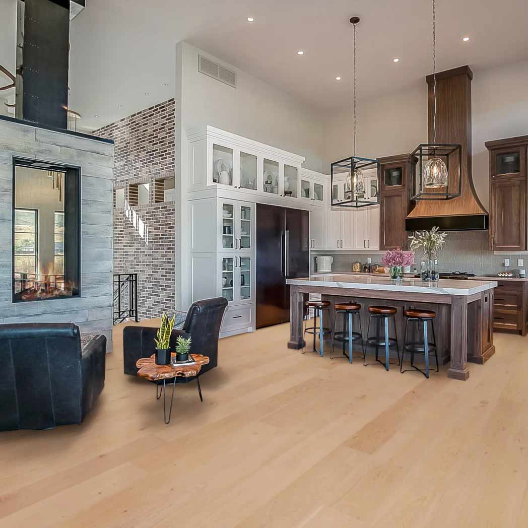 Cali Floors Laminate Mavericks Collection Capitola Caramel room