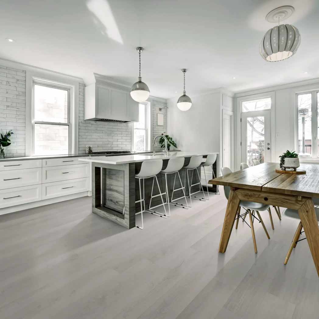Cali Floors Laminate Pacifica Collection Grayfish room