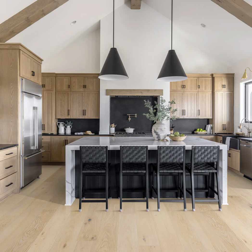 Cali Floors Laminate Pacifica Collection Vallemar Blanc room