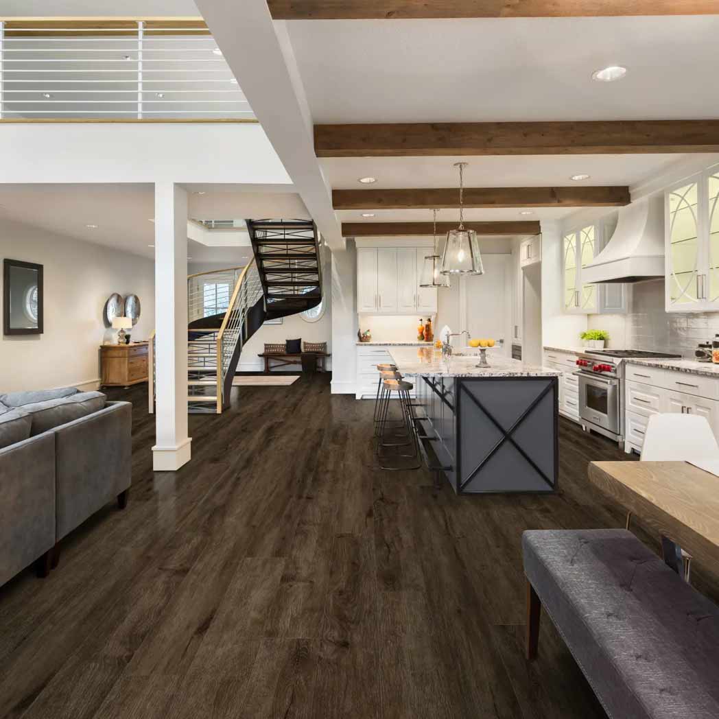 Cali Floors SPC LVP Longboards Collection Offshore Oak room