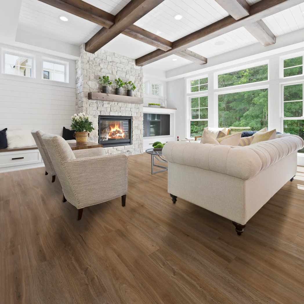 Cali Floors SPC LVP Longboards Icons Collection Beacons Bark room