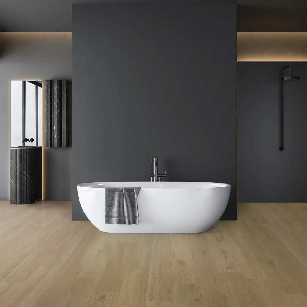 Cali Floors WPC LVP Laguna Aliso Almond room
