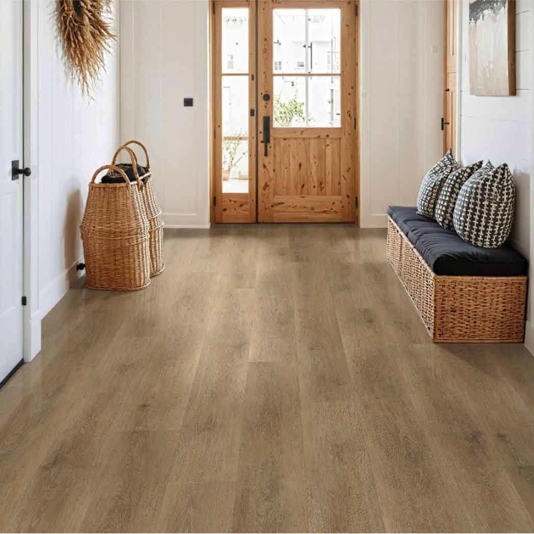Choice Flooring WPC LVP Bar Harbor Bourbon Bay Oak CVP109BH06 room