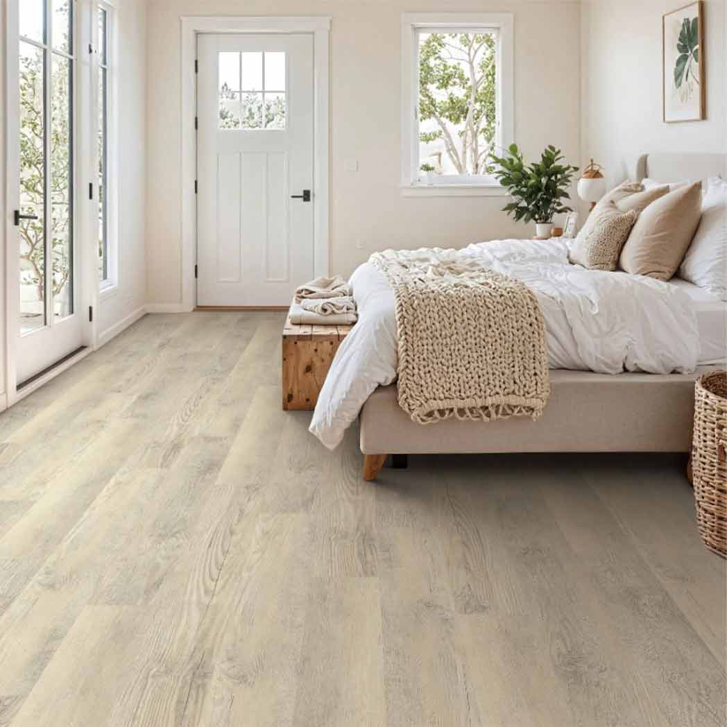 Choice Flooring WPC LVP Bar Harbor Seagrass Pine CVP109BH01 room