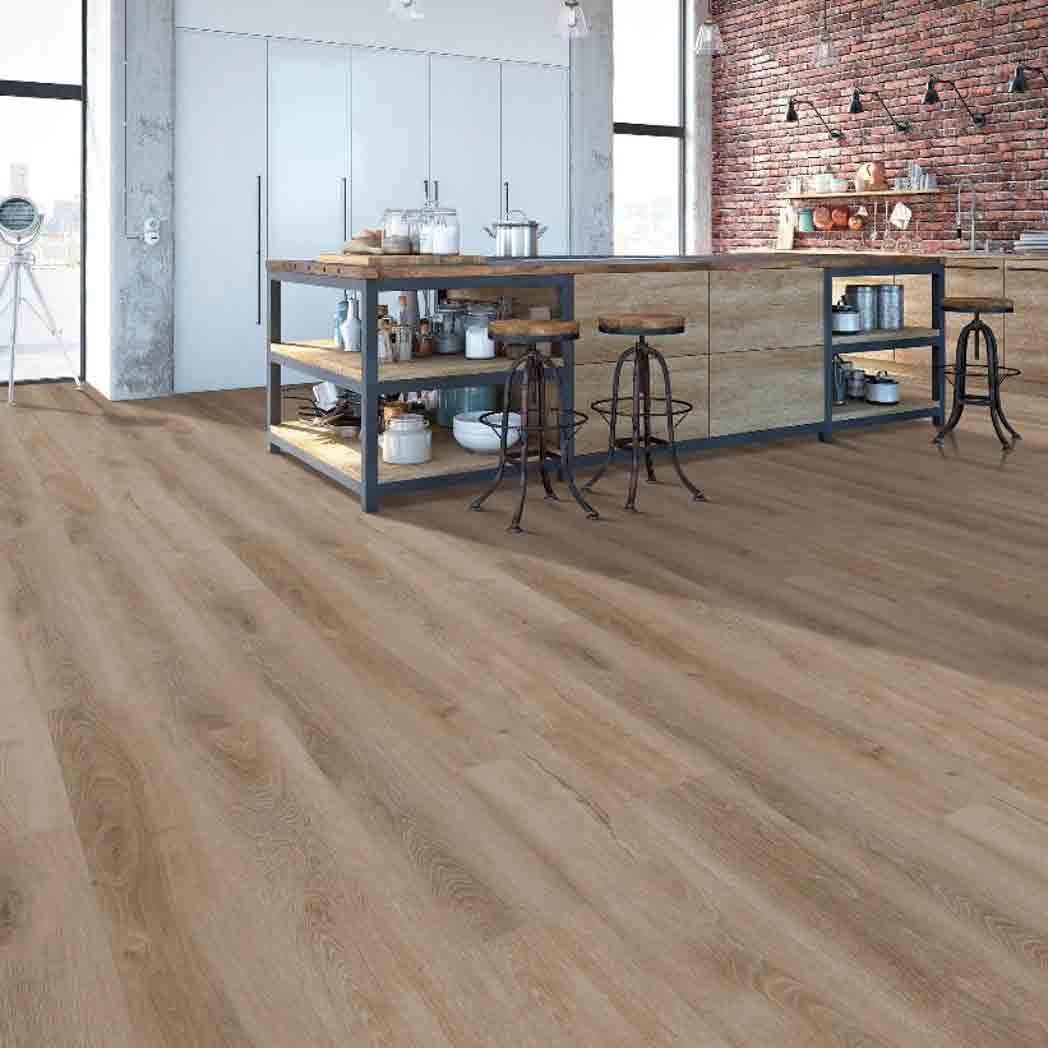 Choice Vinyl Glue Down LVP Urban Loft Industrial Plank CLV501B08 room