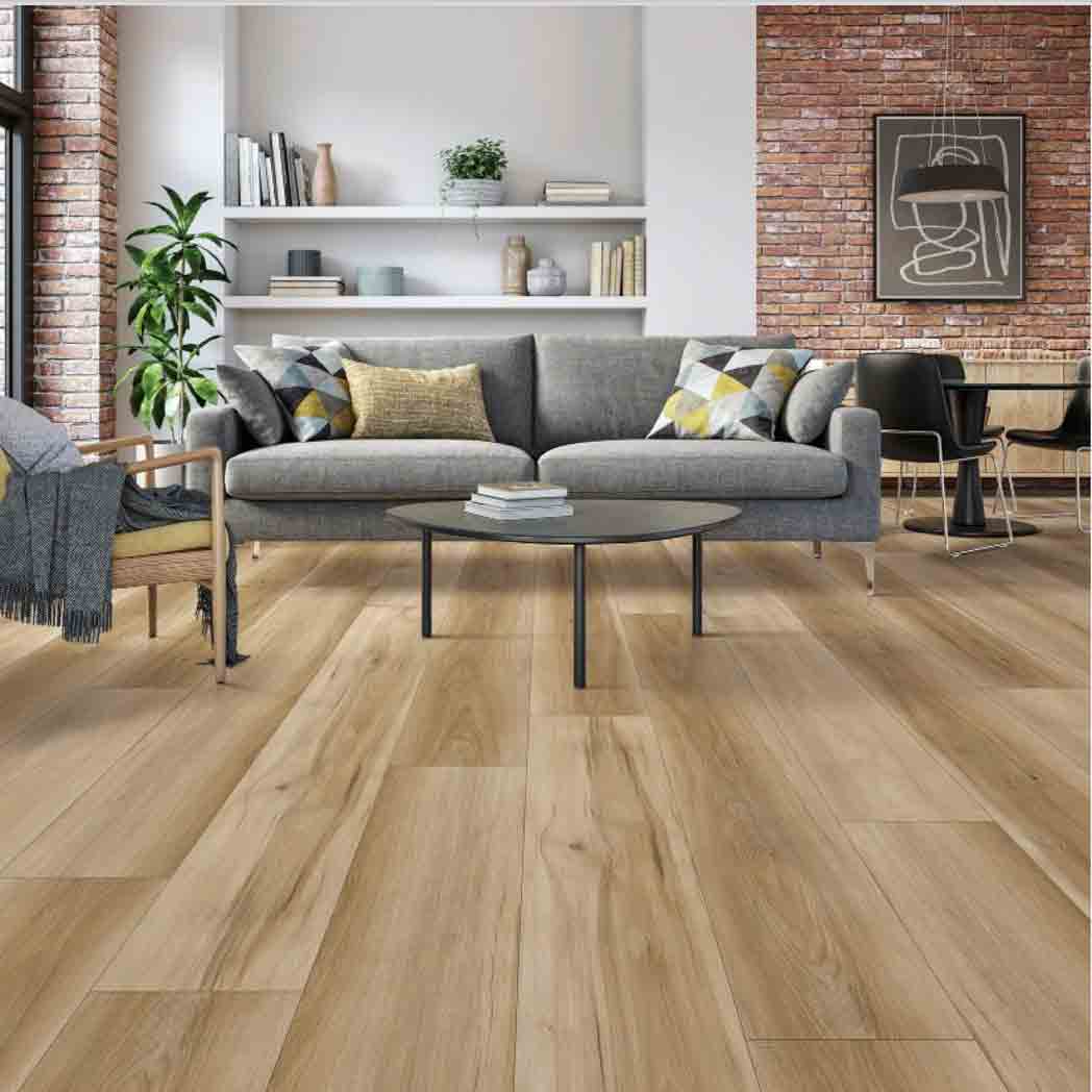 Choice Vinyl Glue Down LVP Urban Loft Smokey Maple CLV501B01 room