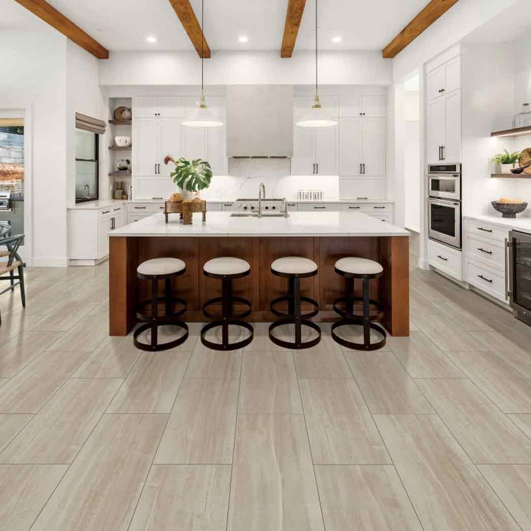 Choice Vinyl LVT Stone Reflections Romano Greige CVT107L04 room