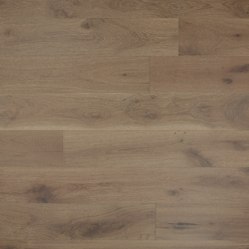 Xulon Outerbanks Coastal Mist 9/16" European White Oak 7.5" Wirebrushed Hardwood Flooring