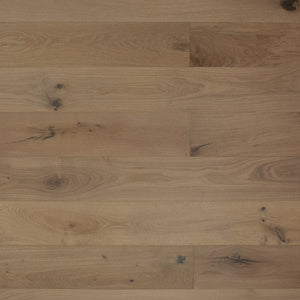 Terra Floors Skyline Sunkissed 9/16" European White Oak 7.5" Wirebrushed Hardwood Flooring