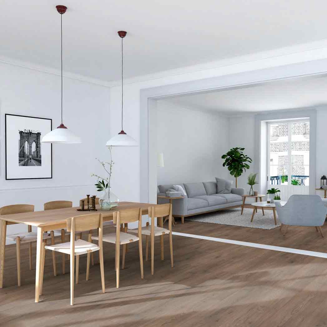 Engineered Floors PureGrain Renew Laminate Transform D100 Resonance 9904 room