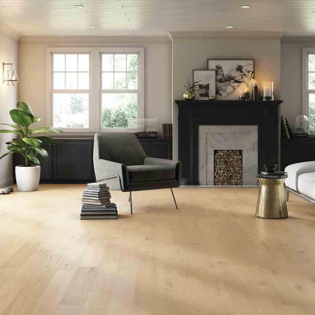 Hartco Engineered Hardwood Coastal Highway White Oak Relaxed Refinement ESB7-K60W room