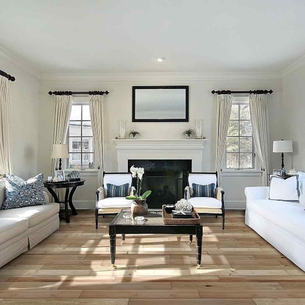 Impressions Flooring Engineered Hardwood Timarron Birch Natural room