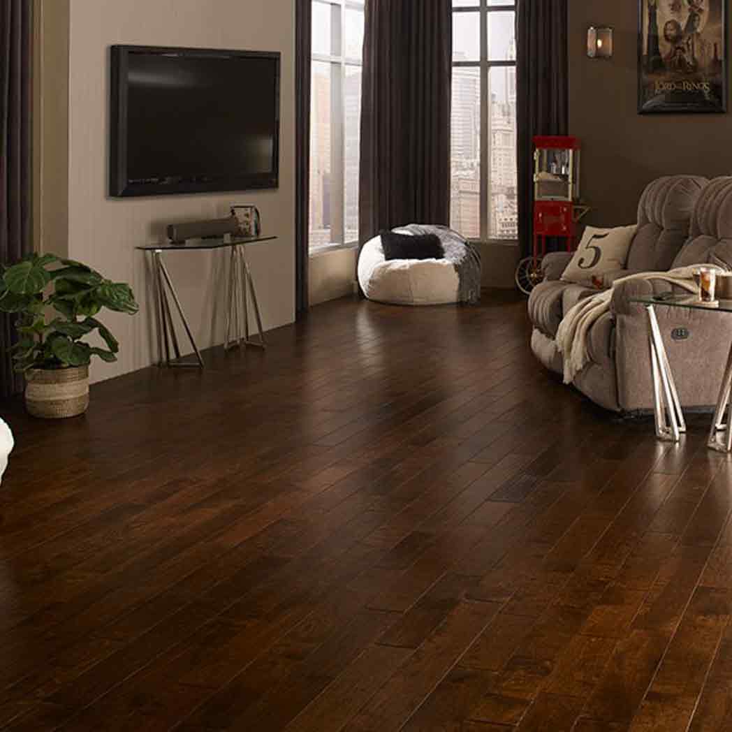 Impressions Flooring Engineered Hardwood Timarron Cinnamon IHC5BCINHS38E2 room