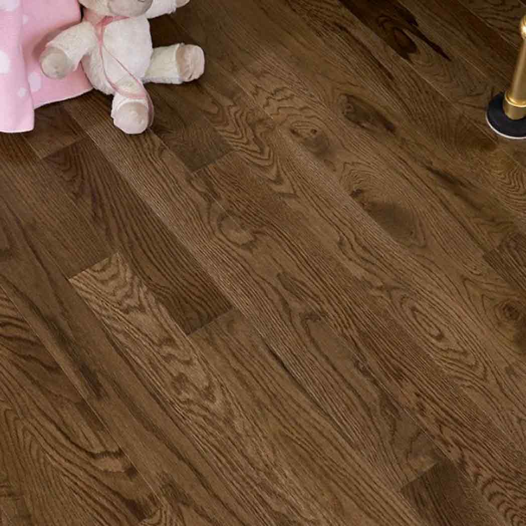 Impressions Flooring Solid Hardwood Abingdon Authentic Caramel IHC2CARAA room