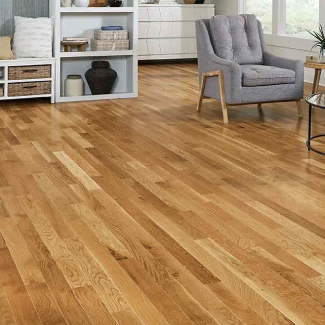 Impressions Flooring Solid Hardwood Abingdon Premium White Oak Natural IHC2WONATPA room