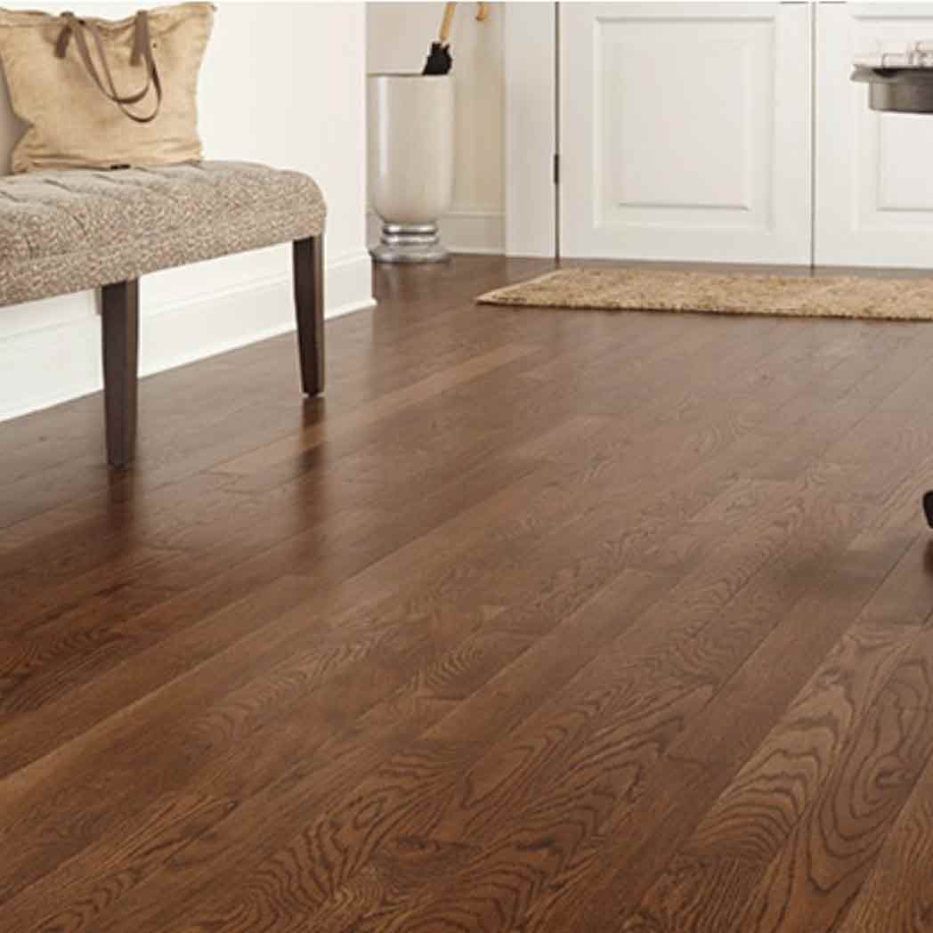 Impressions Flooring Solid Hardwood Hampton Saddle IHC2SDLSQ room