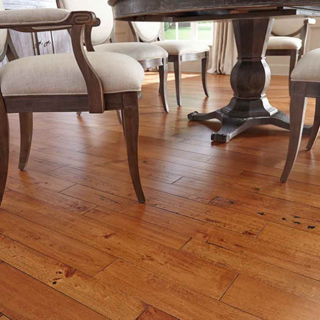 Impressions Flooring Solid Hardwood Serenity Honey IHC344HONHS room