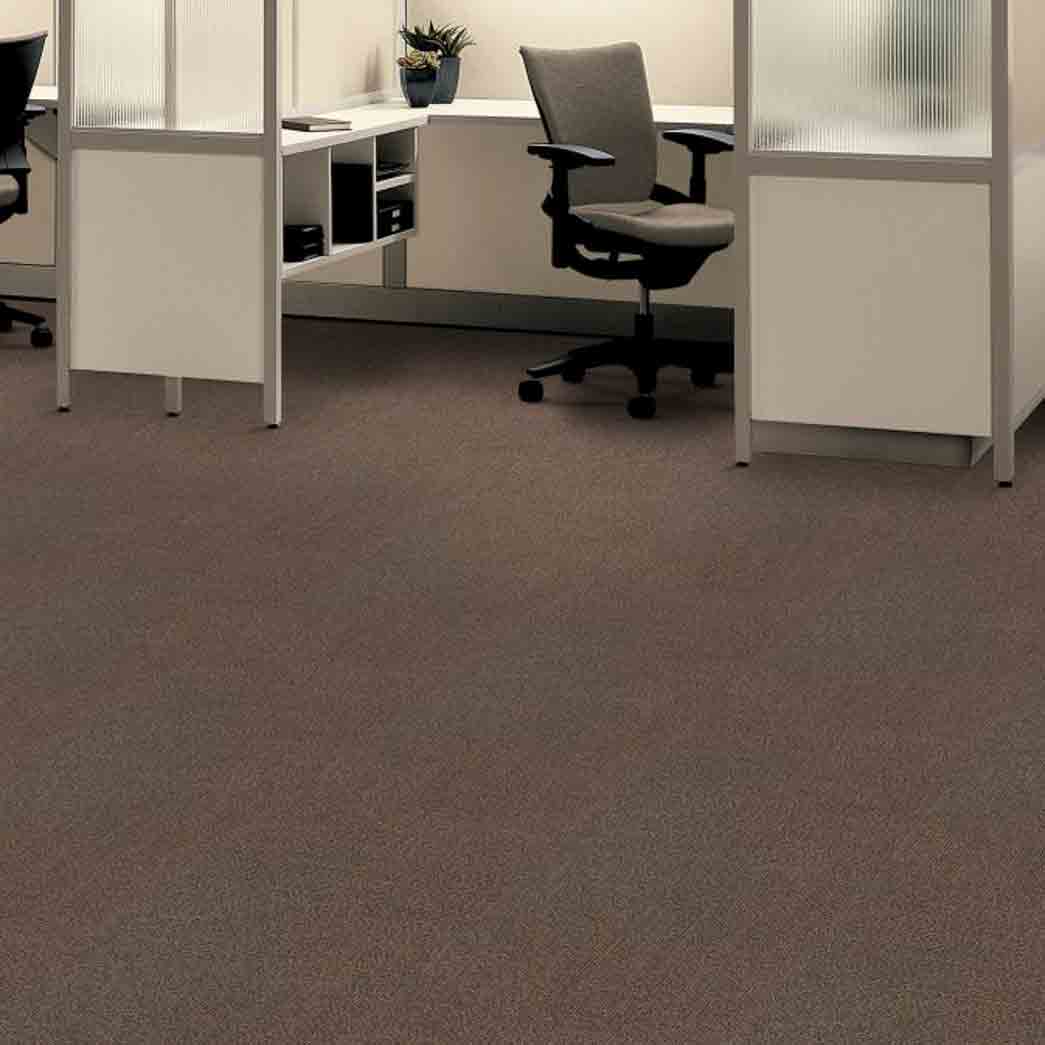 Kraus Carpet Tile Danube Tile 7041C Brown 01 room
