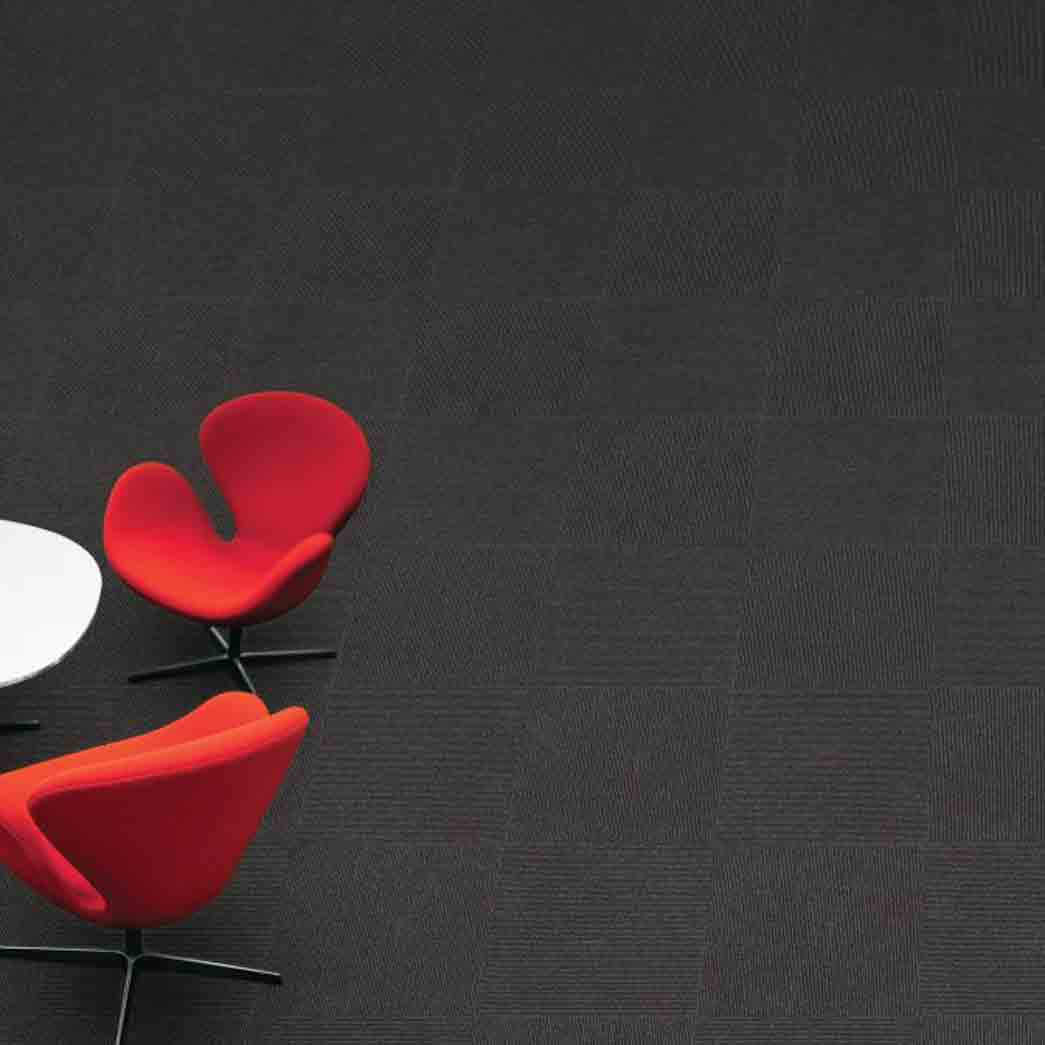 Kraus Carpet Tile Danube Tile 7041C Charcoal 02 room