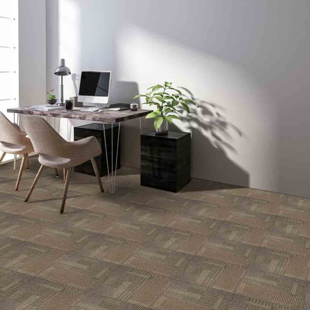 Kraus Carpet Tile Rhone Tile 7043C Acorn 04 room