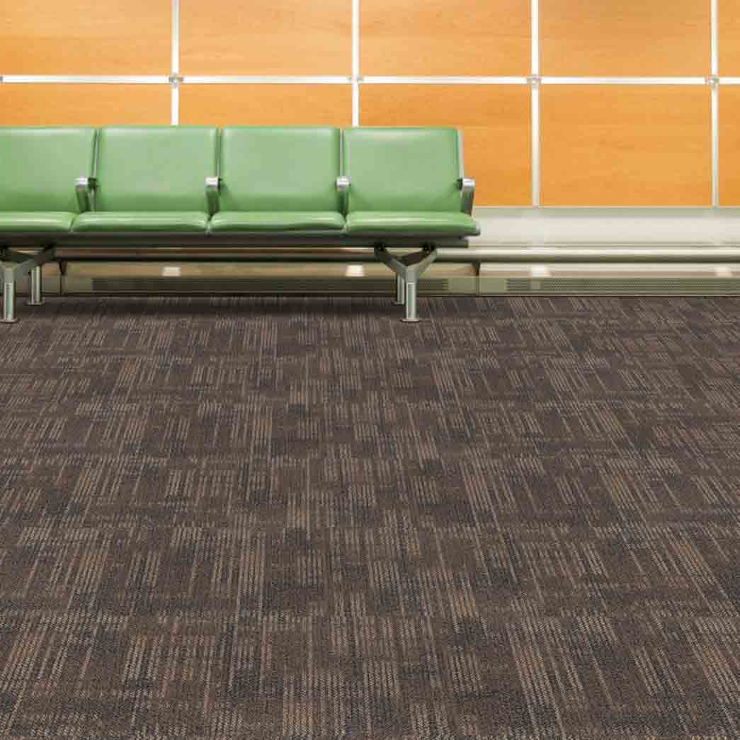 Kraus Carpet Tile Van Der Rohe Tile 7106C Coconut Shell 37 room