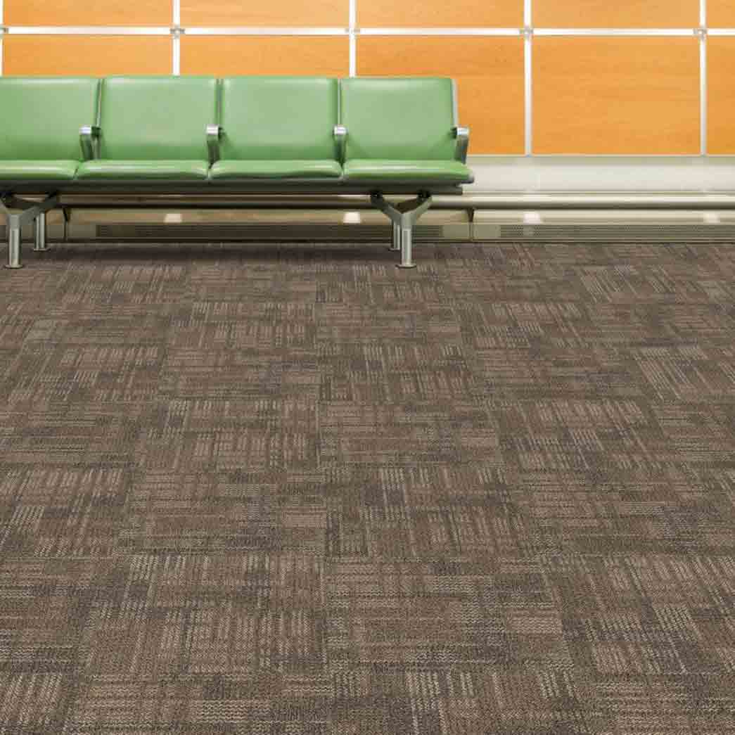 Kraus Carpet Tile Van Der Rohe Tile 7106C Deep Ochre 27 room