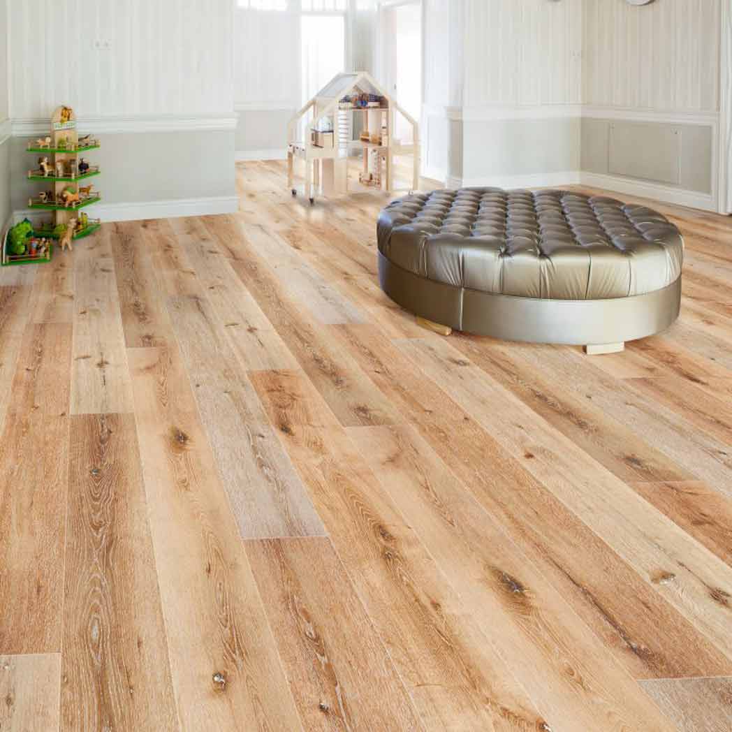 Kraus Rigid Core LVP Waterford 7 91388 Horizon room