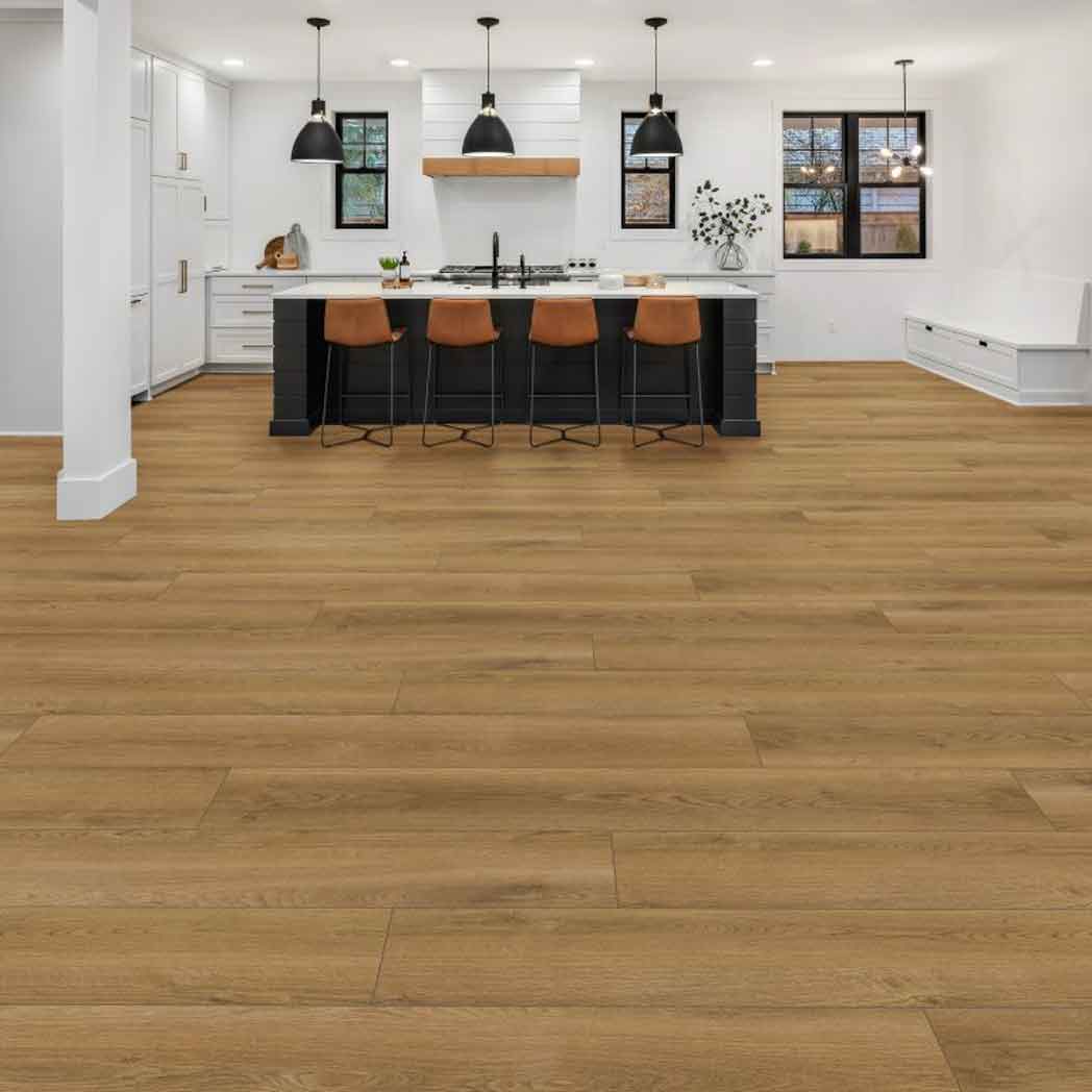 Kraus Rigid Core LVP Waterford 9 91389 Hearthstone room
