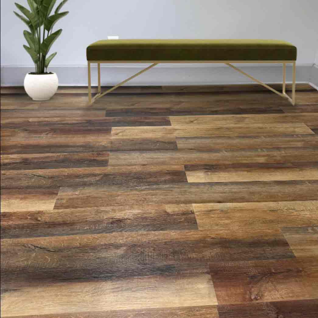 Landmark Interiors Luxury Vinyl Plank Hilltop Essential Copper Hill BR4-14CL-20 room