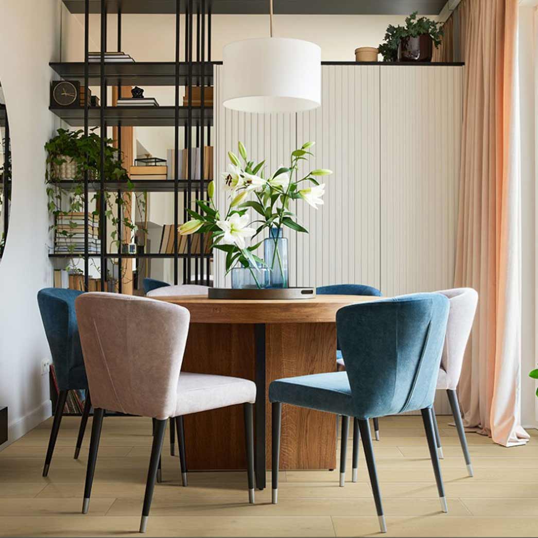 MSI Surfaces WPC Luxury Vinyl Plank Wayne Parc Bluffview VTRBLUFFV9X60 room