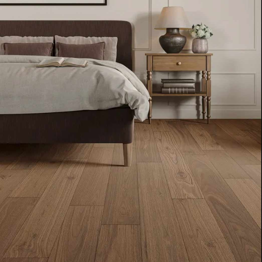 Mannington Engineered Hardwood Maison Collection Artisan Walnut Natural MSA07NAT1 room