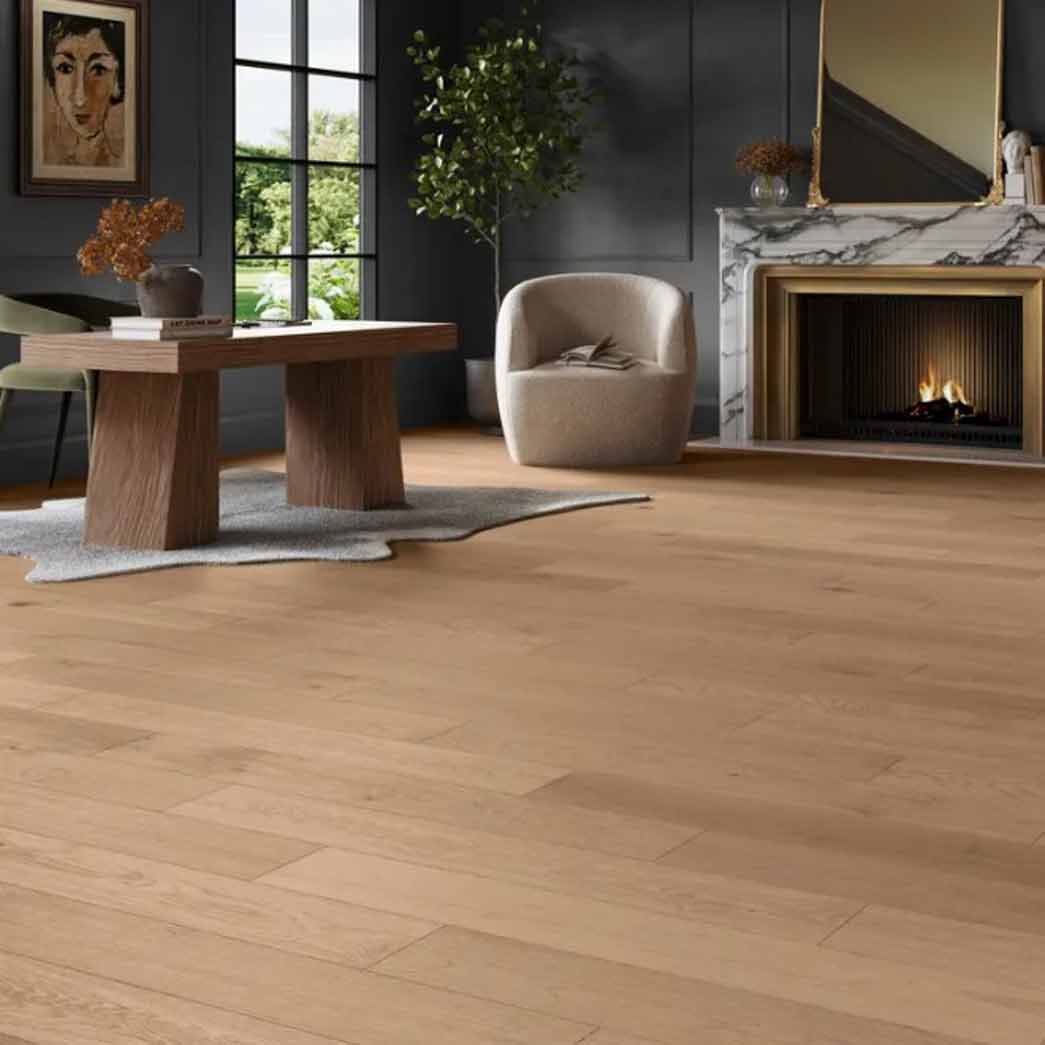 Mannington Engineered Hardwood Riverwalk Dew RVWK07DEW1 room