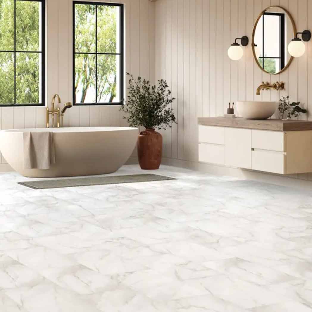 Mannington LVT Adura Pro Calacatta LL Ivory APR105 room